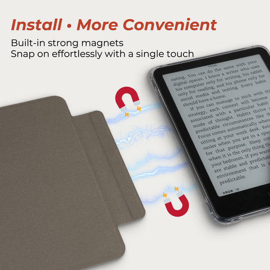 Campus Journal Detachable Magnetic Case for Kobo Clara Colour and Kobo Clara BW
