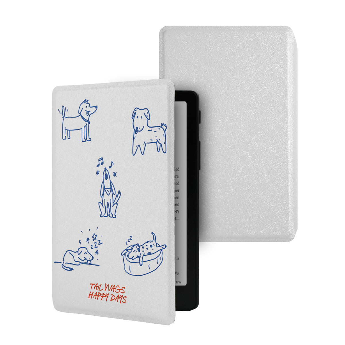 Hand-Drawn Line Art Frameless Magnetic Cover Case for XTEINK X4 Pro
