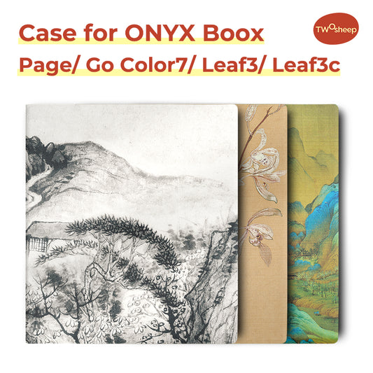 Twosheep Chinese-Style Magnetic Cover for BOOX Go 7 / Go Color 7 Gen II / Page / Leaf3C – Elegant Book-Style Smart Case