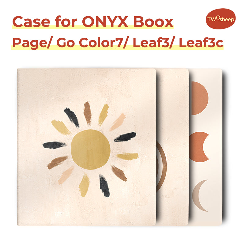 Twosheep Abstract Art Cover for BOOX Go 7 / Go Color 7 Gen II / Page / Leaf3C – Smart Magnetic Case