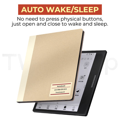 Twosheep Minimalist Magnetic Cover for BOOX Go 7 / Go Color 7 Gen II / Page / Leaf3C – Muji-Style Slim Smart Case