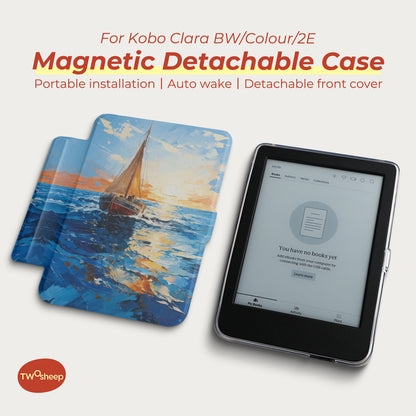Scenic Illustration Detachable Case for Kobo Clara Colour BW 2E