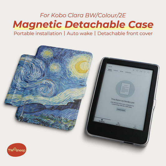 Oil Painting Detachable Case for Kobo Clara BW Colour 2E