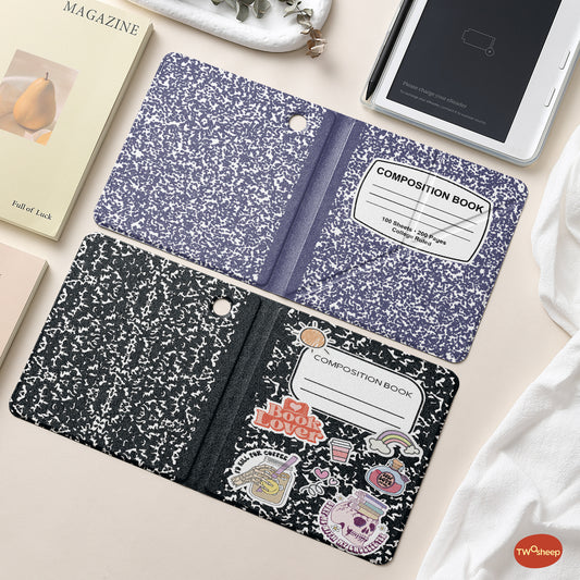 Composition Book Cover for Kobo Libra Colour & Libra2