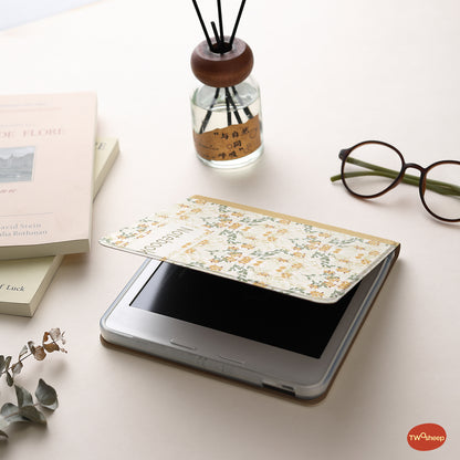 Floral Notebook Detachable Magnetic Folio for Kobo Libra Colour & Libra2