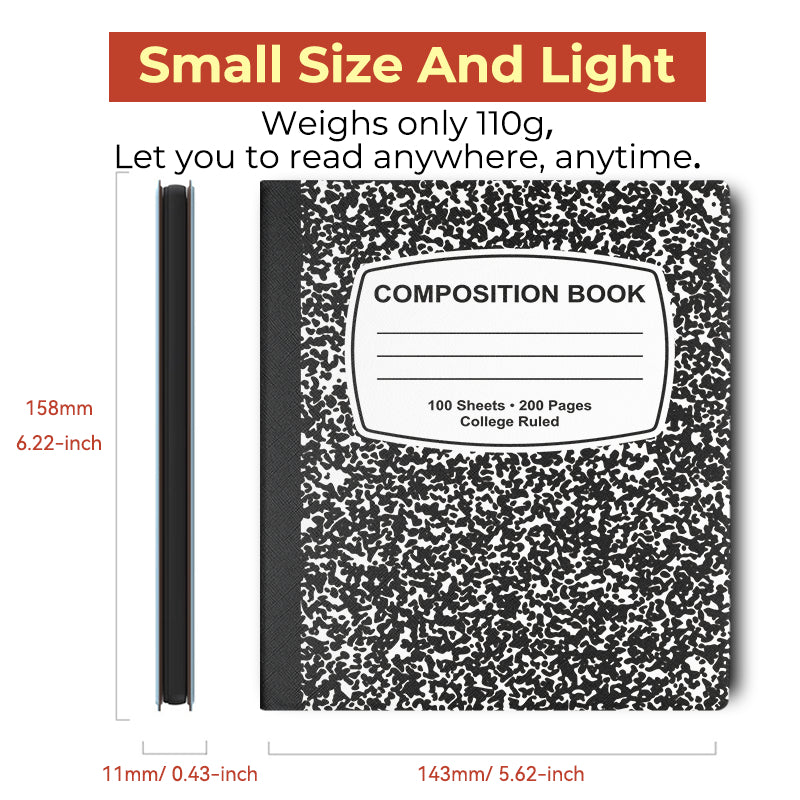 Twosheep Magnetic Smart Cover for BOOX Go 7 / Go Color 7 / Go Color 7 Gen II / Page / Leaf 3C / Leaf3 – Auto Sleep Wake, Ultra Slim Book-Style Case