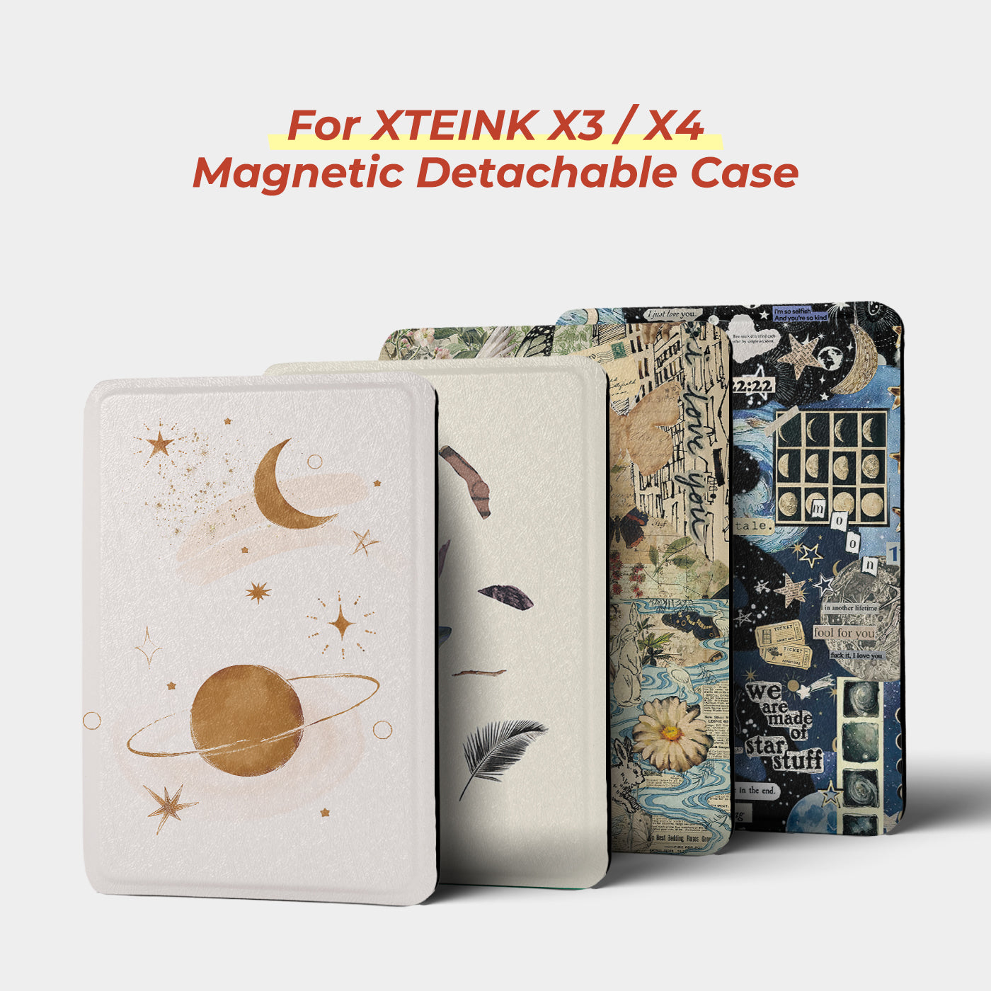 Abstract Art Detachable Case for XTEINK X3 And XTEINK X4