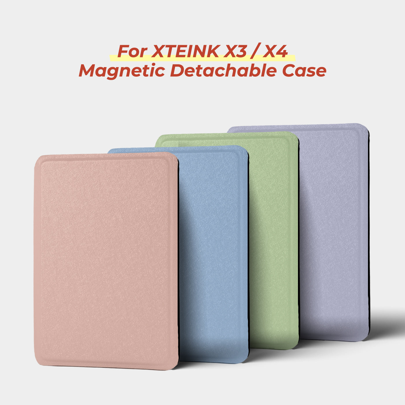 Solid Color Detachable Case for XTEINK X4 And XTEINK X3