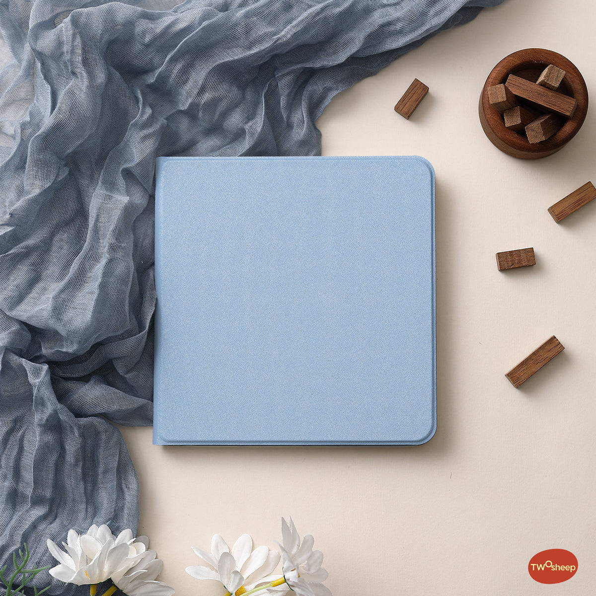 Minimalist Solid Color Detachable Magnetic Folio for Kobo Libra Colour & Libra2