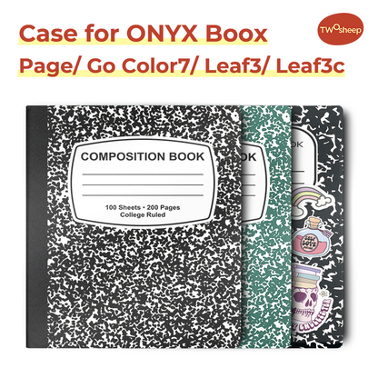 Composition Book Magnetic Case for Boox Go 7-inch Series