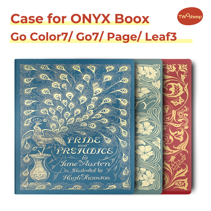 Vintage Book Magnetic Folio for Boox Go 7-inch Series