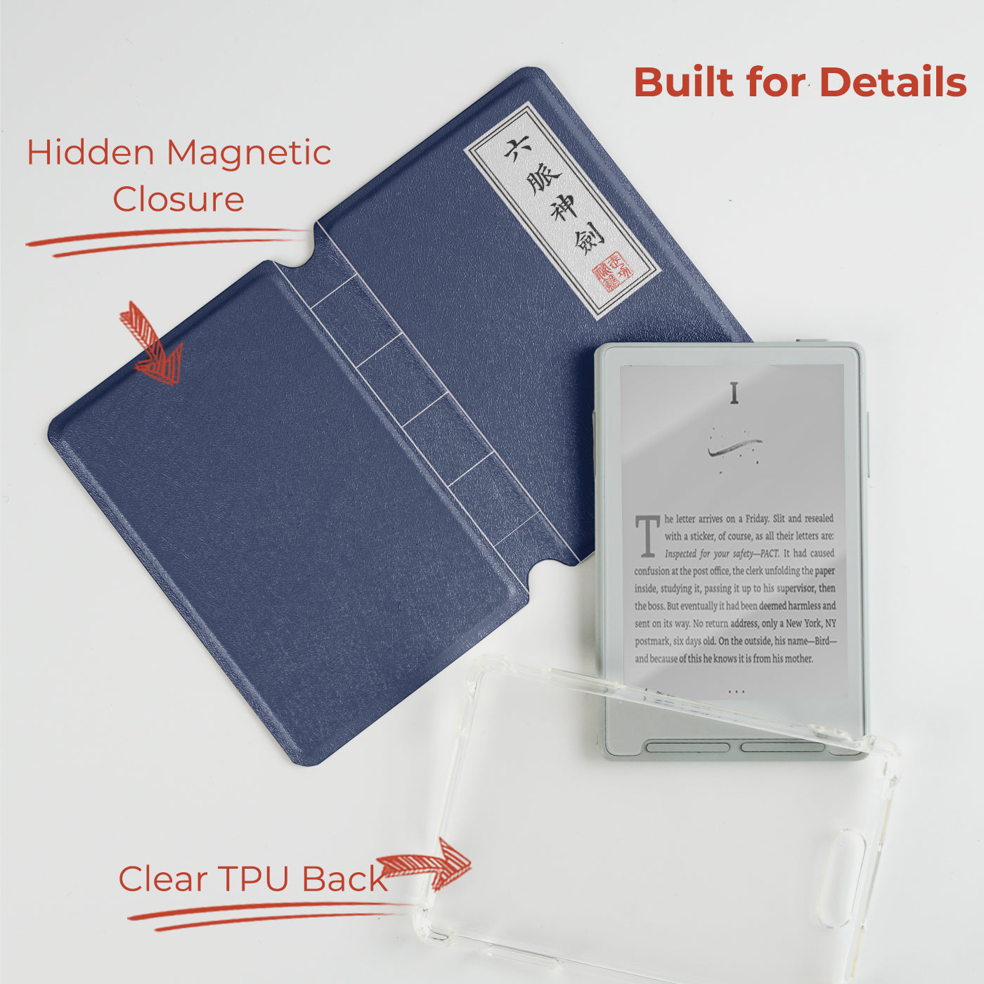 Kung Fu Manual Detachable Case for XTEINK X3 And XTEINK X4