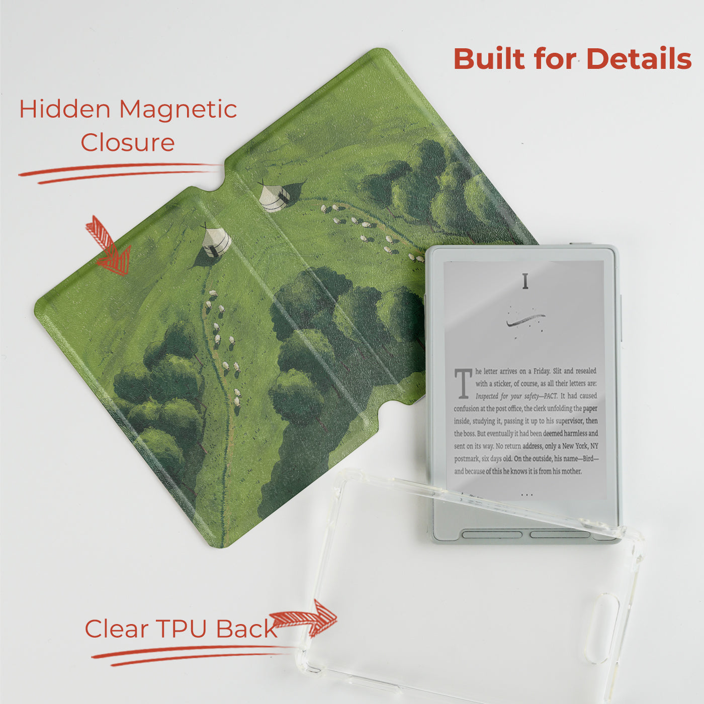 Scenic Detachable Case for XTEINK X3 And XTEINK X4