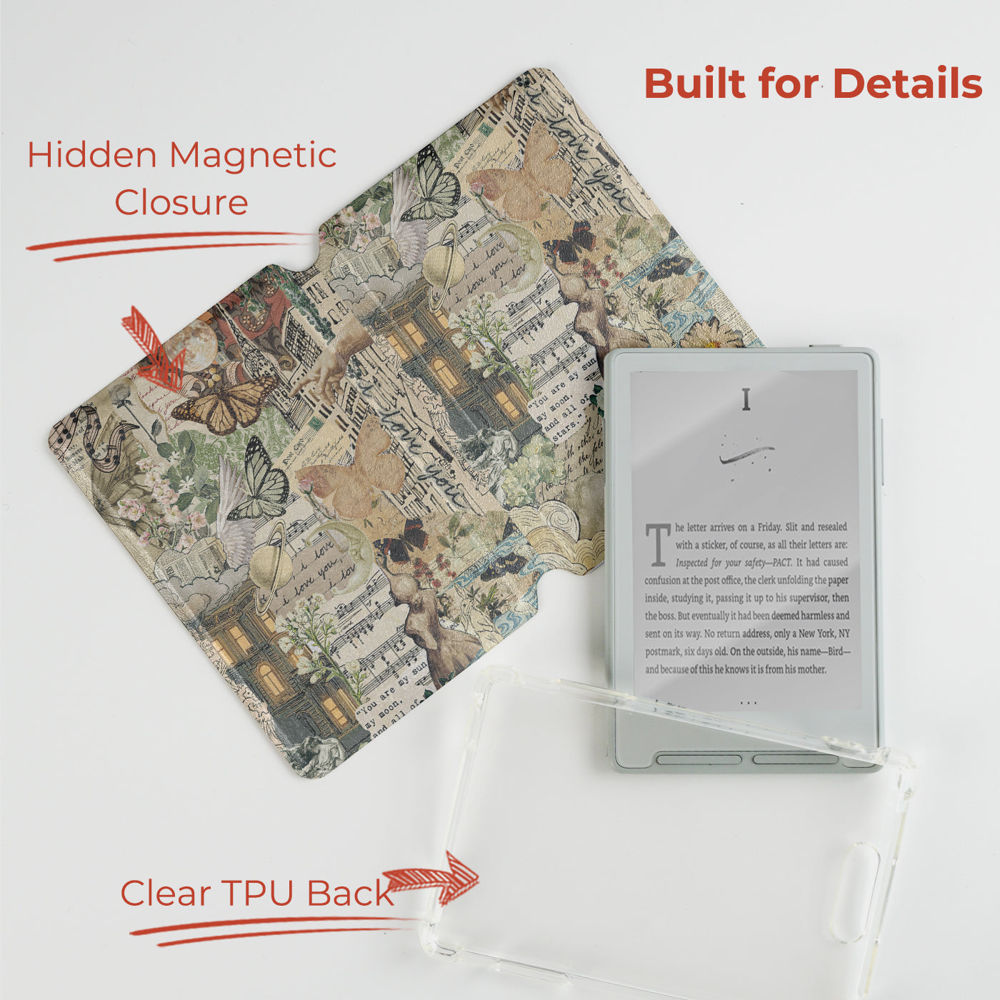 Abstract Art Detachable Case for XTEINK X3 And XTEINK X4