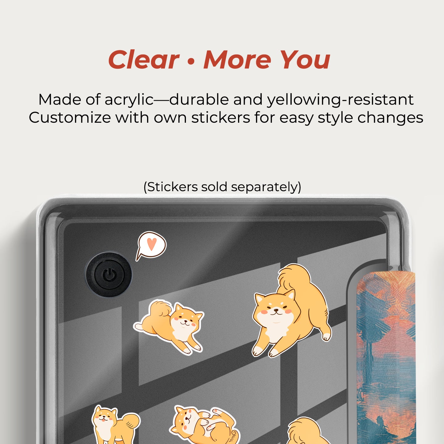 Monet & Cat Detachable Case for Kobo Clara Series