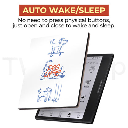 Hand-Drawn Line Dogs Magnetic Folio for Boox Go 7-inch Series