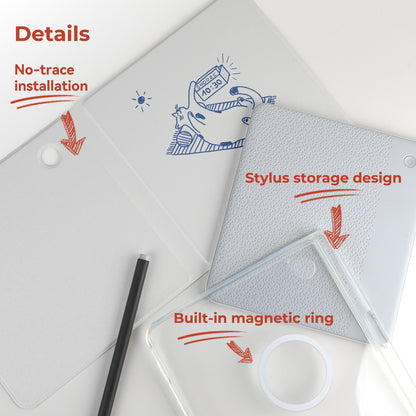 Cute Hand-Drawn Cats & Dogs Detachable Folio for Kobo Libra Colour & Libra2