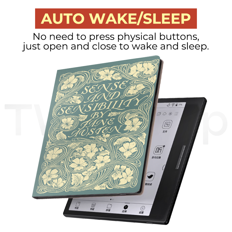 Vintage Book Magnetic Folio for Boox Go 7-inch Series