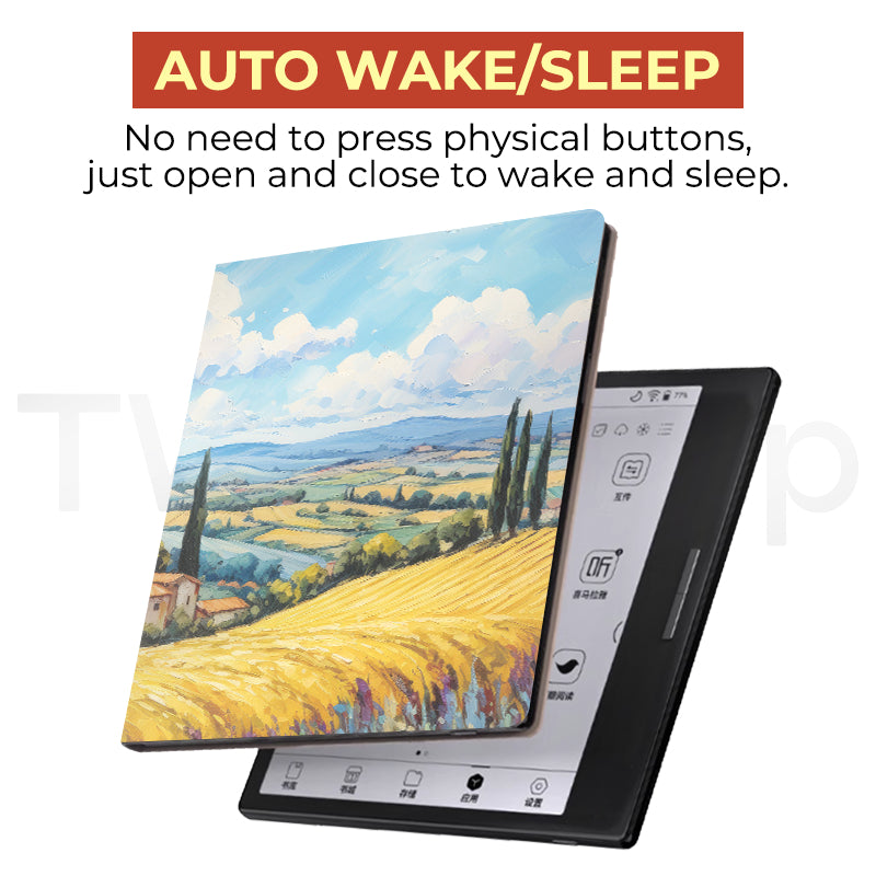 Twosheep Illustrated Magnetic Cover for BOOX Go 7 / Page / Leaf3C – Smart Book-Style Case