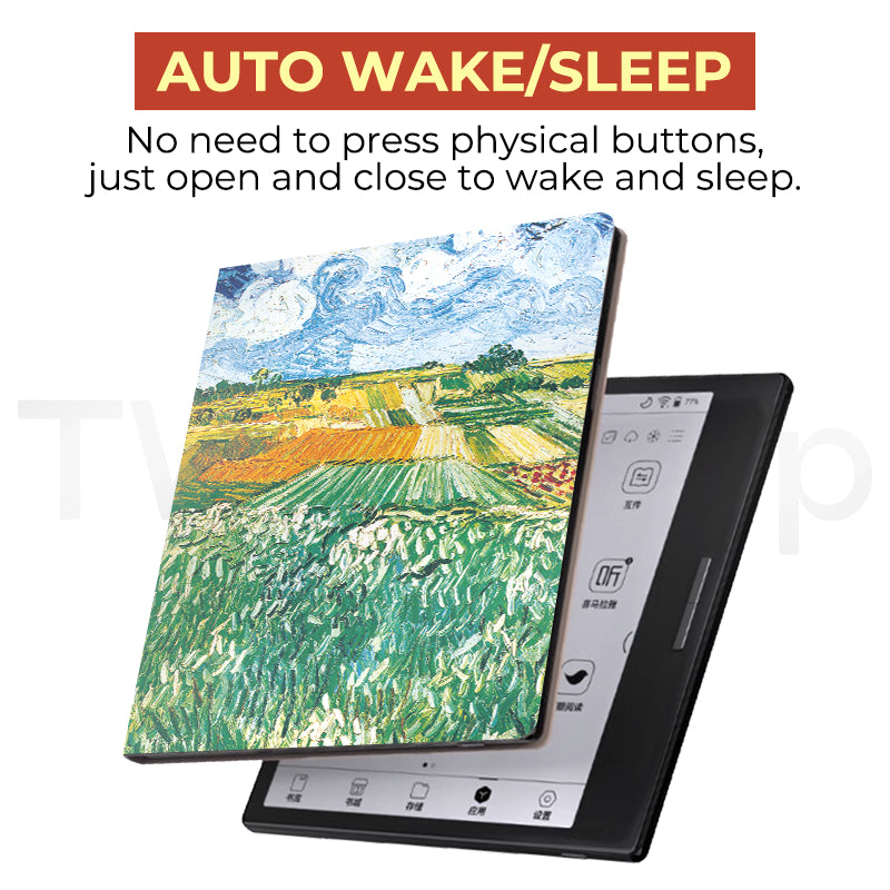 Twosheep Oil Painting Magnetic Cover for BOOX Go 7 / Color 7 Gen II / Page / Leaf3C