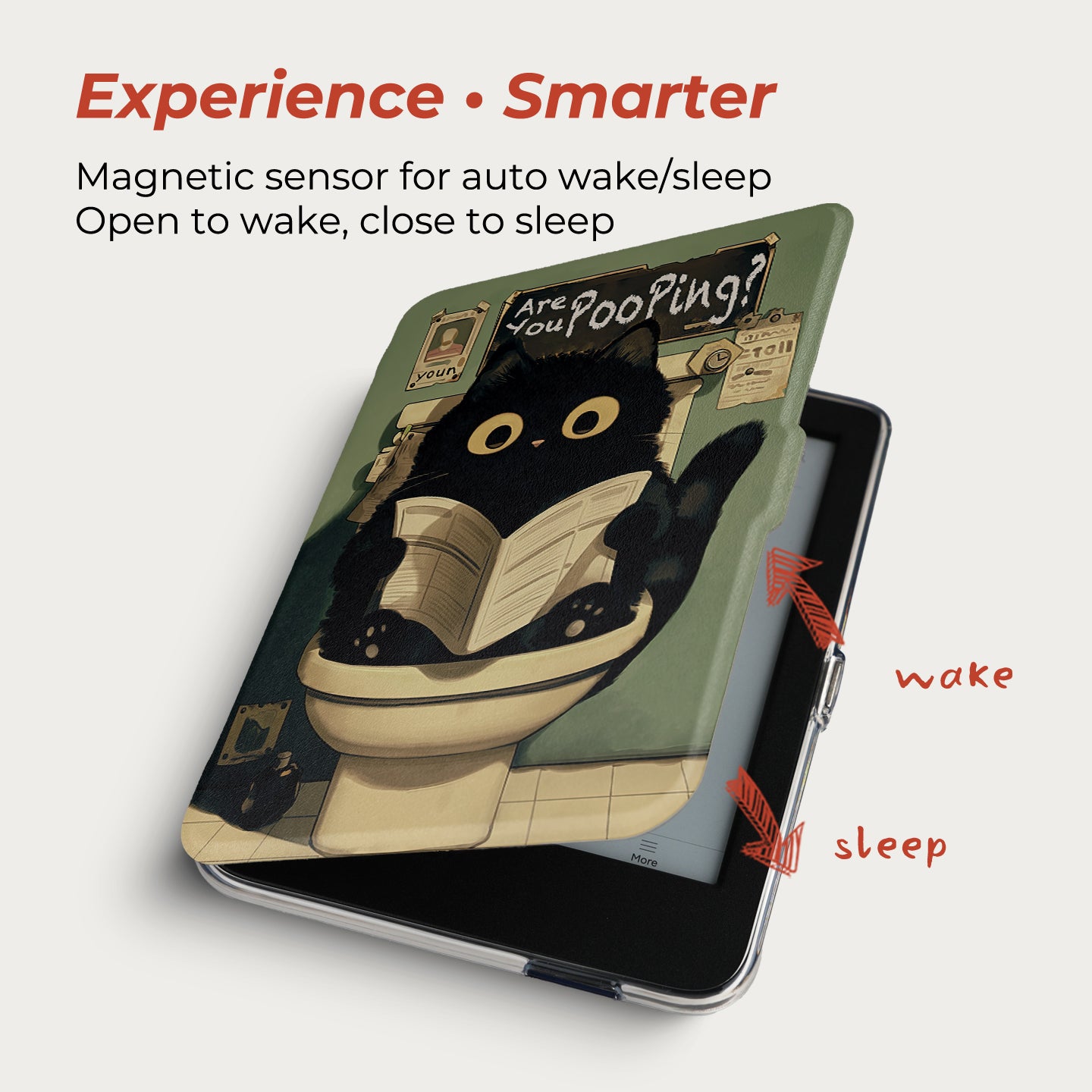 Cute Illustrated Detachable Case for Kobo Clara Colour Clara BW 2E