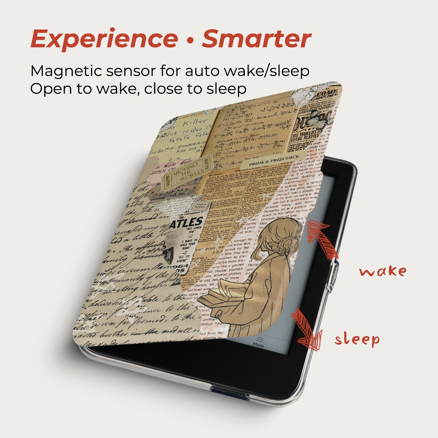 INS Collage Detachable Case for Kobo Clara Colour BW 2E
