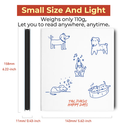 Hand-Drawn Line Dogs Magnetic Folio for Boox Go 7-inch Series