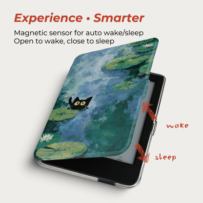 Monet & Cat Detachable Case for Kobo Clara Series