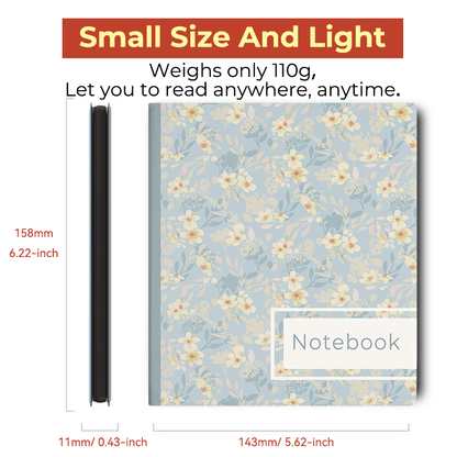Floral Notebook Magnetic Folio for Boox Go 7-inch Series