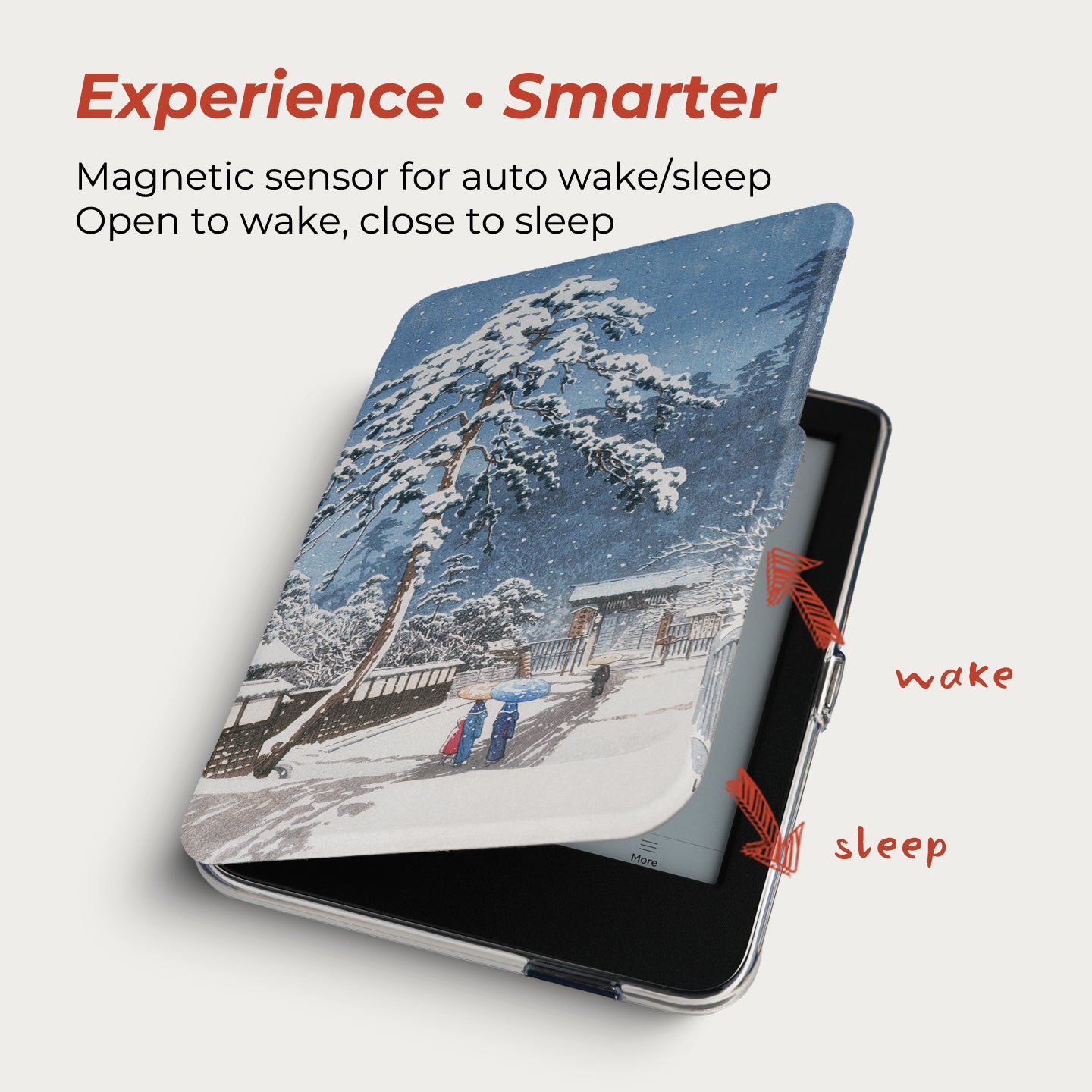 Chinoiserie Detachable Magnetic Case for Kobo Clara Colour/BW/2E