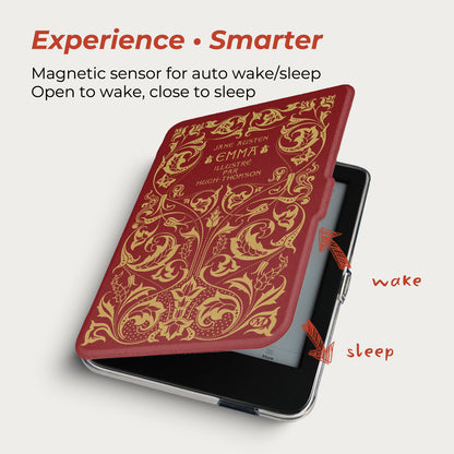 Vintage Book Detachable Case for Kobo Clara Colour BW 2E