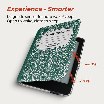 Composition Book Detachable Case for Kobo Clara Colour BW 2E