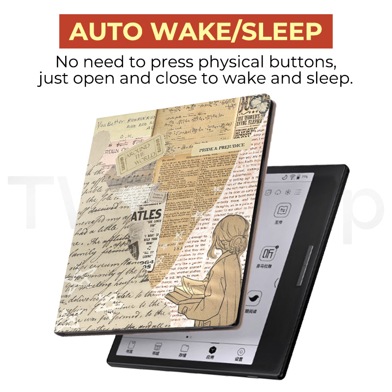 Twosheep Hand-Drawn Magnetic Cover for BOOX Go 7 / Go Color 7 Gen II / Page / Leaf3C