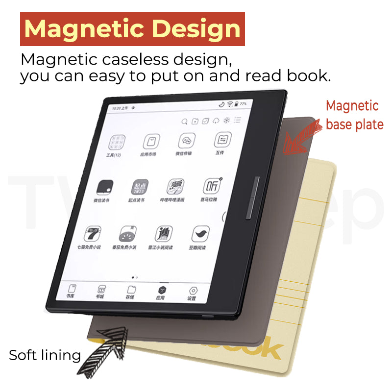 Twosheep Campus Notebook Style Cover for BOOX Go 7 / Go Color 7 Gen II / Page / Leaf3C