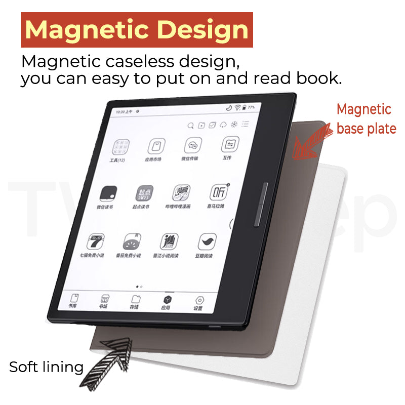 Hand-Drawn Line Dogs Magnetic Folio for Boox Go 7-inch Series