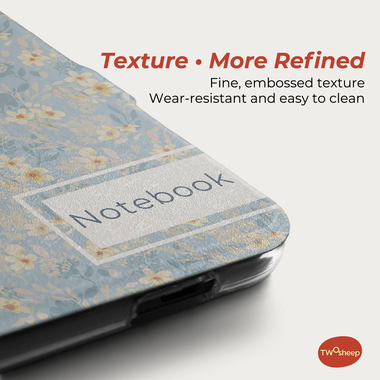 Floral Journal Detachable Case for Kobo Clara BW Colou 2E