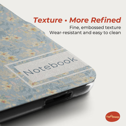 Floral Journal Detachable Case for Kobo Clara BW Colou 2E