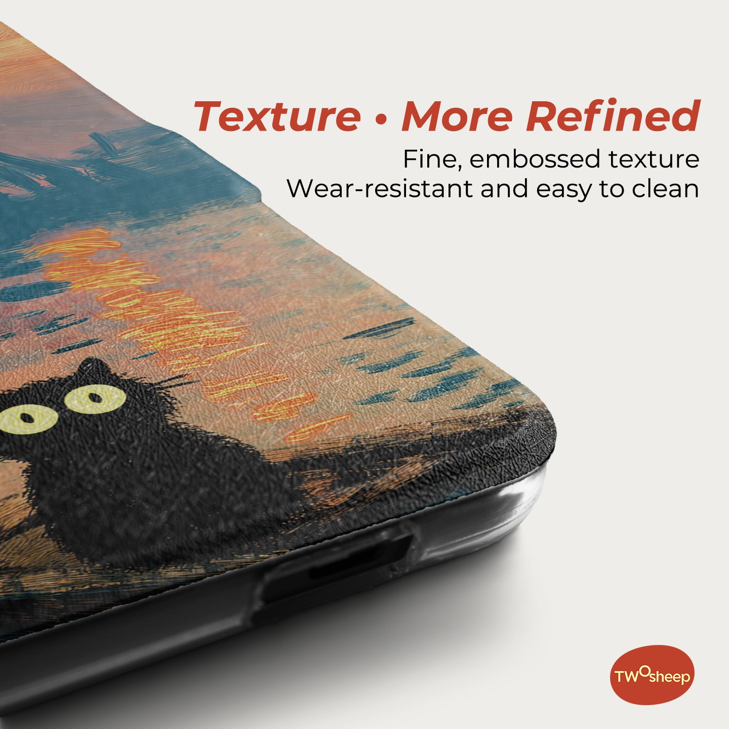 Monet & Cat Detachable Case for Kobo Clara Series
