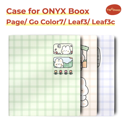 Twosheep Magnetic Smart Cover for BOOX Go 7 / Go Color 7 Gen II / Page / Leaf 3C – Auto Wake Sleep, Ultra Slim Case