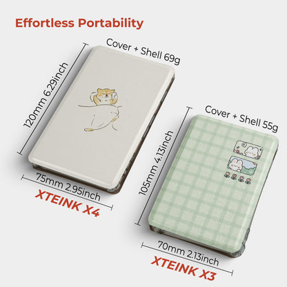 Cute Illustrated Detachable Case for XTEINK X3 And XTEINK X4
