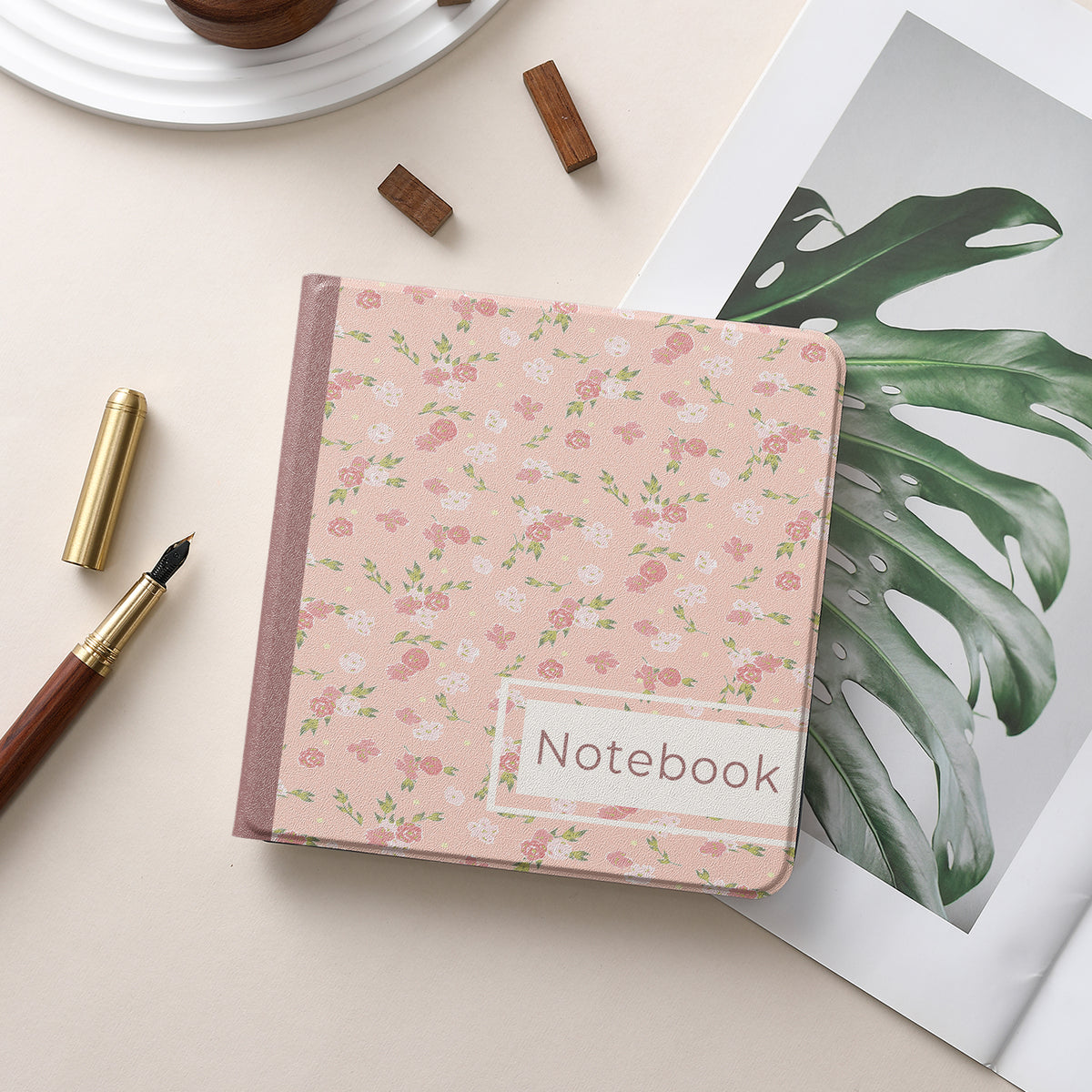Floral Notebook Detachable Magnetic Folio for Kobo Libra Colour & Libra2