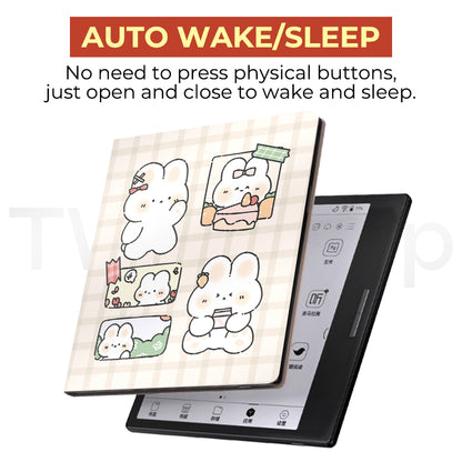 Twosheep Magnetic Smart Cover for BOOX Go 7 / Go Color 7 Gen II / Page / Leaf 3C – Auto Wake Sleep, Ultra Slim Case