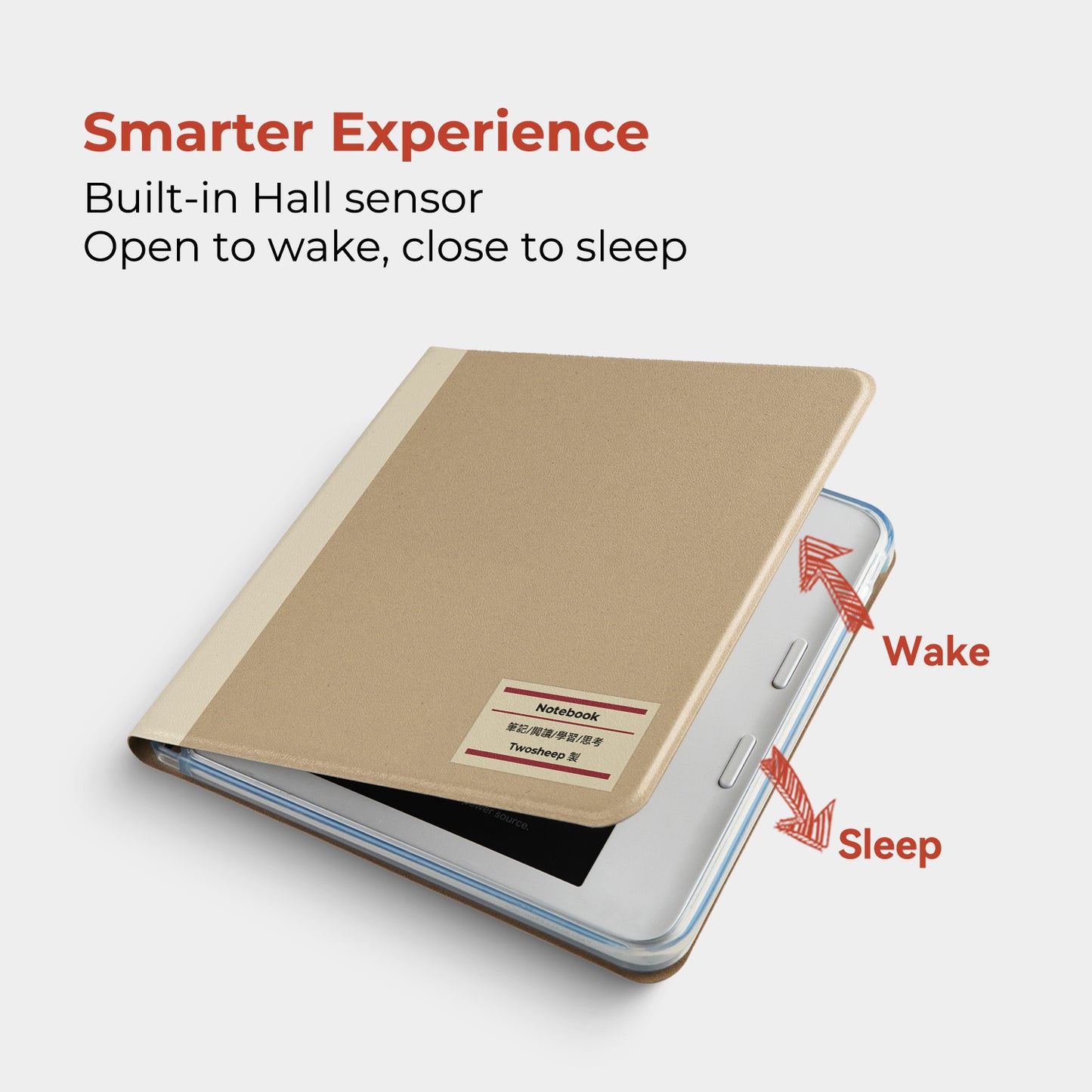 Notebook Detachable Magnetic Folio Cover for Kobo Libra Colour & Libra2