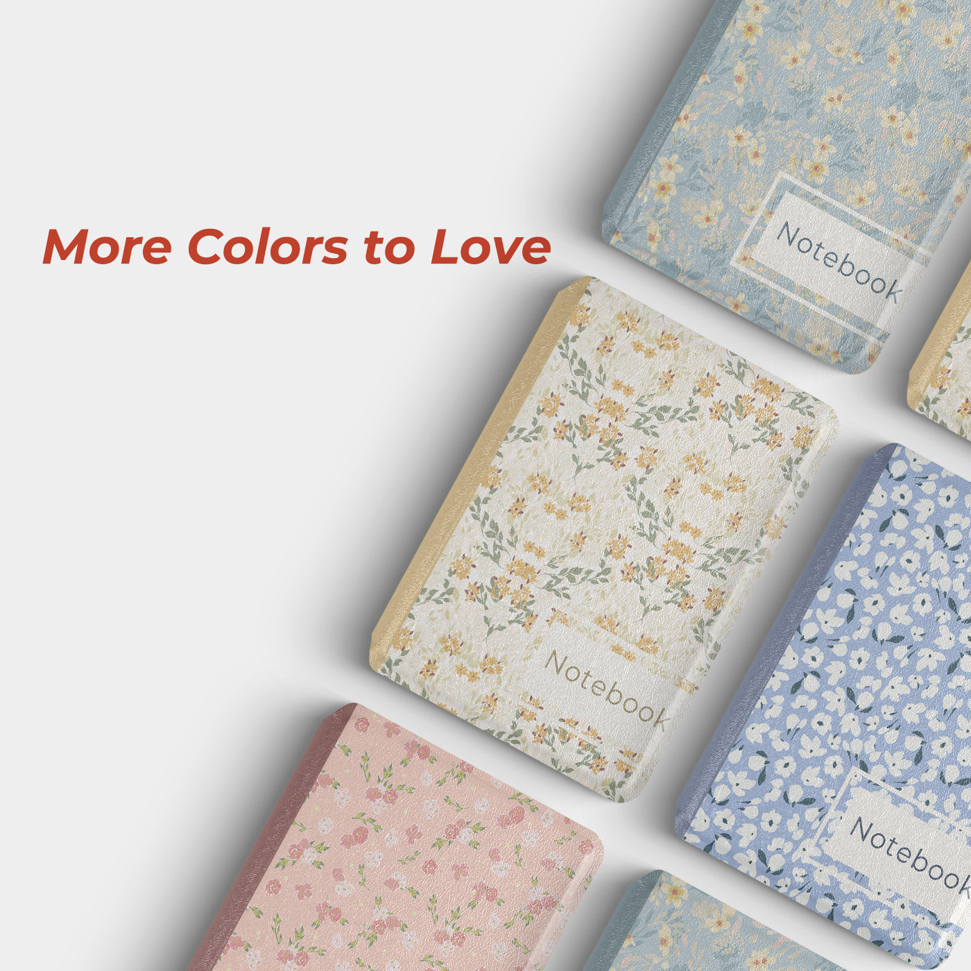 Floral Journal Detachable Case for XTEINK X4 / X3