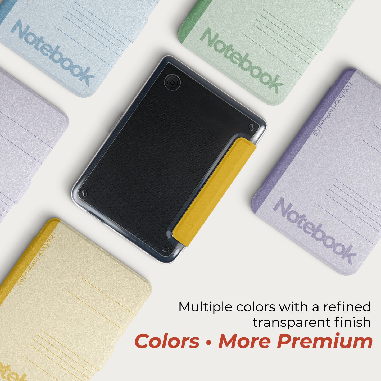 Campus Journal Detachable Magnetic Case for Kobo Clara Colour and Kobo Clara BW