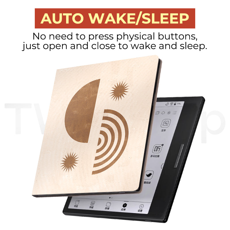 Twosheep Abstract Art Cover for BOOX Go 7 / Go Color 7 Gen II / Page / Leaf3C – Smart Magnetic Case