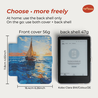 Scenic Illustration Detachable Case for Kobo Clara Colour BW 2E
