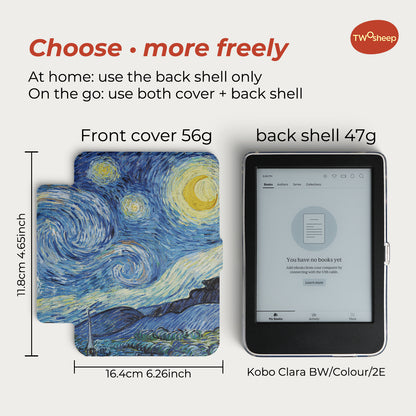 Oil Painting Detachable Case for Kobo Clara BW Colour 2E
