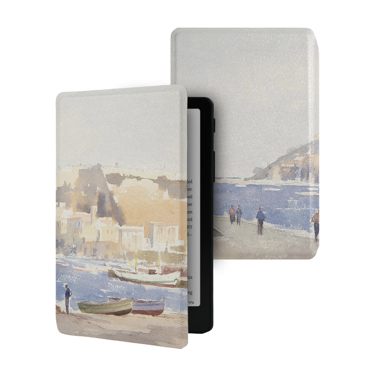 Classic Oil Painting Frameless Magnetic Folio Cover Case for XTEINK X4 Pro