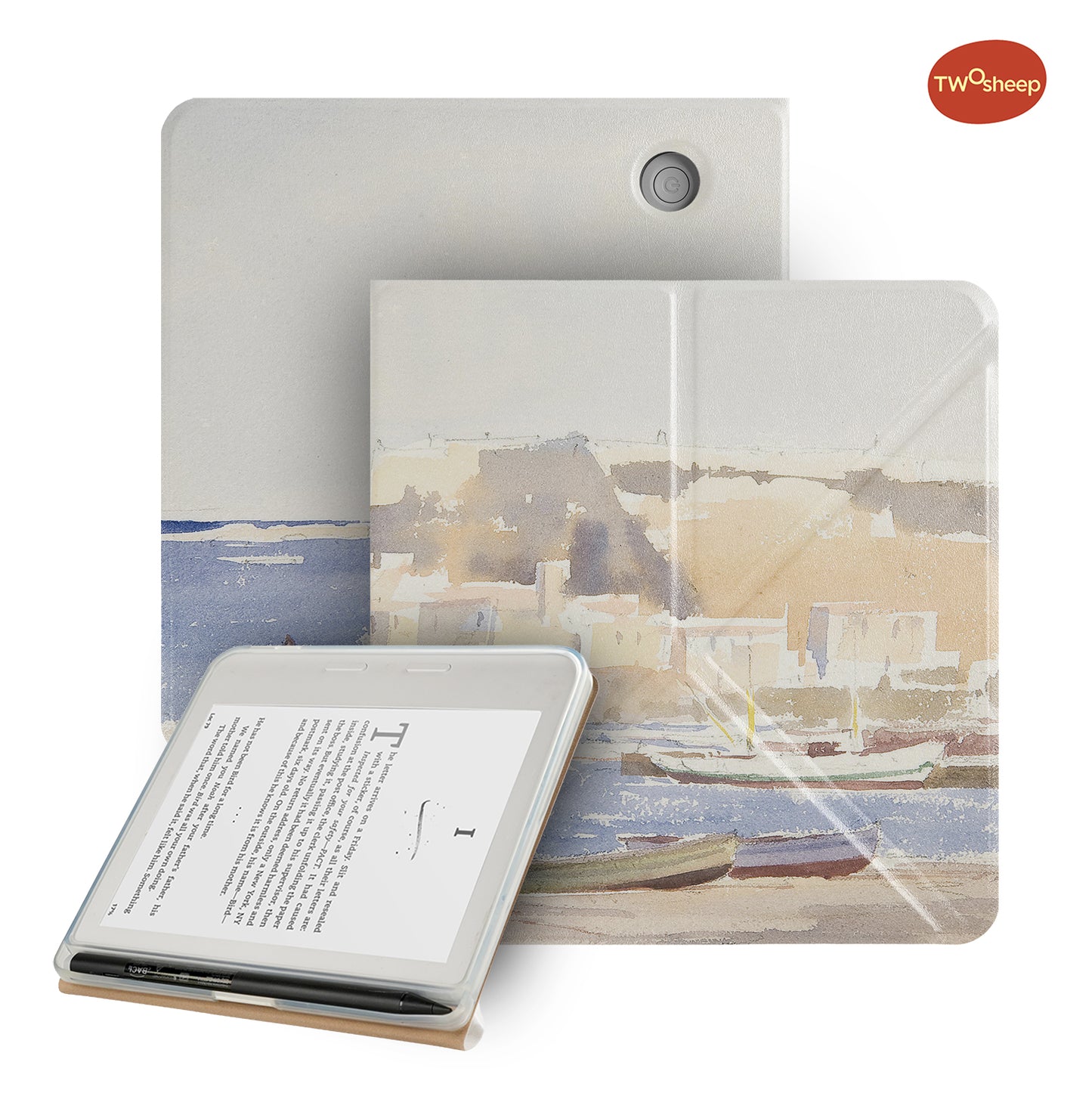 Oil Painting Magnetic Stylus Case for Kobo Libra Colour Libra2